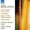 Download track 05. Nikolay Roslavets - Viola Sonata No. 1 Version For Cello And Piano