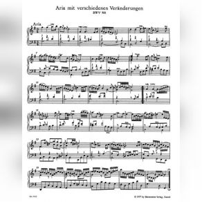 Download track Goldberg Variations, For Keyboard (Clavier-Übung IV), BWV 988 (BC L9): Variatio 14 A 2 Clav. For Two Manuals Johann Sebastian Bach, Mahan Esfahani, The London