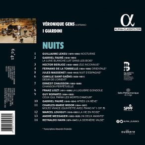 Download track Trois Poèmes: 3. Nocturne Véronique Gens, I Giardini