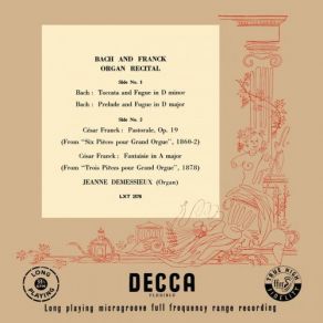 Download track Toccata And Fugue In D Minor, BWV 565 2. Fugue Jeanne Demessieux