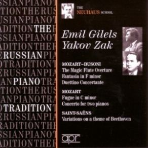 Download track SAINT-SAENSÂ Variations For Two Pianos On A Theme Of Beethoven, Â Op 35. VIII Pr... Emil Gilels, Yakov Zak