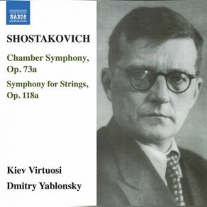 Download track Chamber Symphony In F Major, Op. 73a (Arr. R. Barshai): II. Moderato Con Moto Dmitry Yablonsky, Kyiv Virtuosi
