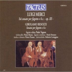 Download track 2. Sonata No. 1 In B Flat Major - II. Allegro Luigi Merci