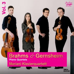 Download track Brahms- Piano Quartet In C Minor, Op. 60- IV. Finale- Allegro Comodo Mariani Klavierquartett