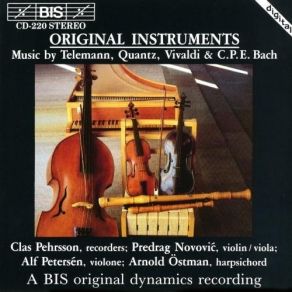 Download track 11. C. P. E. Bach - Trio In F Major - I. Un Poco Andante Clas Pehrsson, Drottningholms Barockensemble