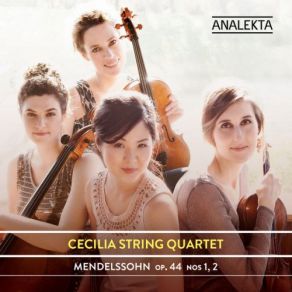 Download track String Quartet In D Major, Op. 44, No. 1: I. Molto Allegro Vivace Cecilia String Quartet