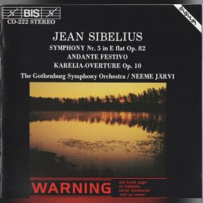 Download track Andante Festivo For String Orchestra Arranged From String Quartet Version Neeme Järvi, Gothenburg Symphony Orchestra
