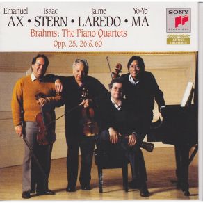 Download track Quartet No. 3 In C Minor For Piano, Violin, Viola And Cello, Op. 60 IV. Finale - Allegro Comodo Yo - Yo Ma, Emanuel Ax, Isaac Stern