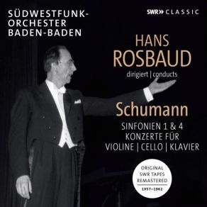 Download track Violin Concerto In D Minor, WoO 23 II. Langsam Hans Rosbaud, SWR Sinfonieorchester Baden-Baden Und Freiburg