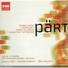 Download track 4. Missa Syllabica - III. Credo Arvo Pärt