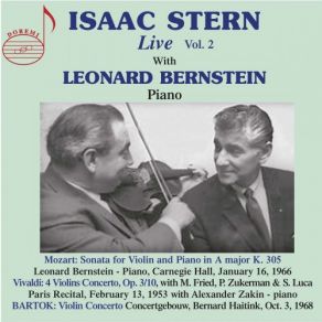 Download track Violin Concerto No. 2, Sz. 112 I. Allegro Non Troppo Isaac Stern