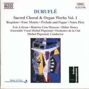 Download track Prelude Et Fugue Sur Le Nom D'A. L. A. I. N., Op. 7 - Fugue Maurice Duruflé