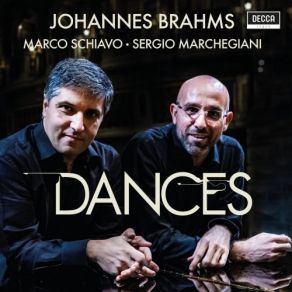 Download track 16 Waltzes, Op. 39 - For Piano Duet: 9. In D Minor Sergio Marchegiani, Marco SchiavoWaltzes