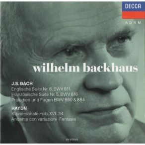 Download track 4. J. S. Bach - English Suite No. 6 In D Minor BMV 811: IV. Sarabande Avec Double Wilhelm Backhaus