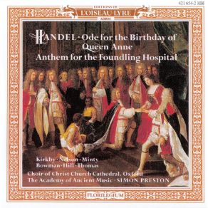 Download track 4. Handel: Ode For The Birthday Of Queen Anne - Let Rolling Streams Their Gladne... Georg Friedrich Händel
