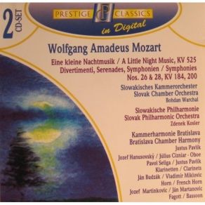 Download track 09. Divertimento B-Dur KV 137 II. Allegro Di Molto Mozart, Joannes Chrysostomus Wolfgang Theophilus (Amadeus)