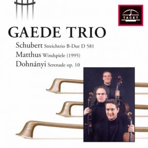 Download track Serenade In C Major, Op. 10: V. Rondo. Allegro Vivace Gaede Trio