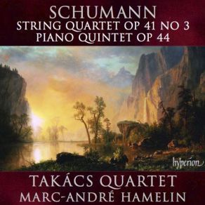 Download track String Quartet In A Major, Op. 41, No. 3: Allegro Molto Vivace Marc - Andre Hamelin, Takács String Quartet