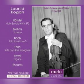 Download track Violin Sonata In E Major, Op. 1, No. 15, HWV 370 2. Allegro Leonid Kogan