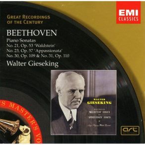 Download track 12. Walter Gieseking - 12. Piano Sonata No. 31 In A Flat Major, Op. 110 - 3. Adagio Ma Non Troppo - Fuga (Allegro Ma Non Troppo) Ludwig Van Beethoven