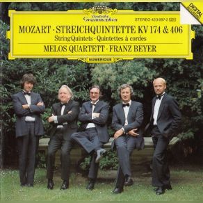 Download track String Quintet No. 1 In B-Flat Major, K. 614 (Streichquintette B-Dur KV 174) - 1. Allegro Moderato Franz Beyer, Melos Quartett