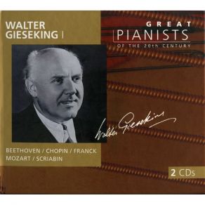 Download track Walter Gieseking I - Chopin, Berceuse In D Flat, Op. 57 Frédéric Chopin