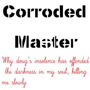 Download track F1 Corroded Master
