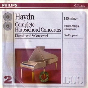 Download track Concerto (Divertimento) For Harpsichord And Strings In G Major, Hob. XIV-13 - I. Allegro Moderato Ton Koopman