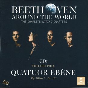 Download track String Quartet No. 14 In C Sharp Minor Op. 131 - III. Allegro Moderato  Adagio Ludwig Van Beethoven, Quatuor Ebène, Pierre Colombet, Raphael Merlin, Marie Chilemme, Gabriel Le Magadure