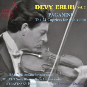 Download track Caprices For Solo Violin, Op. 1, MS 25: No. 2 In B Minor. Moderato Devy Erlih
