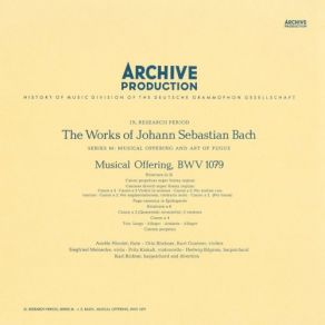 Download track Musical Offering, BWV 1079: Ricercar A 6 Otto BüchnerHedwig Bilgram