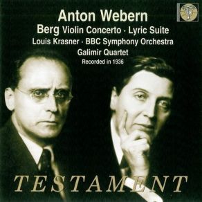 Download track Violin Concerto: II. Allegro - Adagio Anton Webern, Louis KrasnerBBC Symphony Orchestra