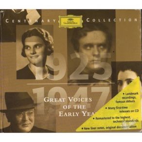 Download track 4. Leoncavallo- Pagliacci: Recitar... Vesti La Giubba 1928 Helge Roswaenge, Erna Berger, Heinrich Schlusnus