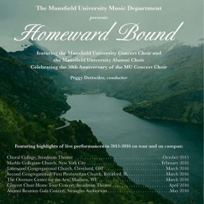 Download track 09 - No. 1, O Mistress Mine, Where Are You Going (Live) Mansfield University Concert Choir