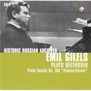 Download track Piano Sonata In B Flat Major Op. 106 'Hammerklavier' - 2. Scherzo Emil Gilels