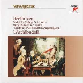 Download track Quintet For 2 Violins, Viola And 2 Violoncellos In A Major, Op. 47 'Kreutzer' - II. Andante Con Variazioni Ludwig Van Beethoven