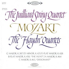 Download track String Quartet No. 18 In A Major, K. 464: II. Menuetto-Trio Juilliard String Quartet