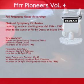 Download track Violin Concerto In D Major, Op. 35 I. Allegro Moderato National Symphony Orchestra