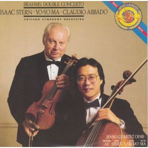 Download track Double Concerto For Violin, Cello And Orchestra In A Minor, Op. 102 I. Allegro Chicago Symphony Orchestra, Yo - Yo Ma, Isaac Stern