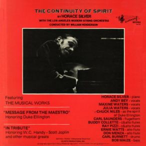 Download track Message From The Maestro. Part 2: Dialogue Horace Silver, The Los Angeles Modern String Orchestra