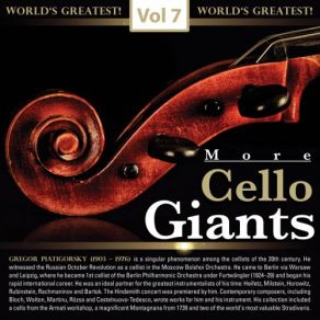 Download track Cello Sonata In A Minor, Op. 36 II. Andante Molto Tranquillo Gregor Piatigorsky